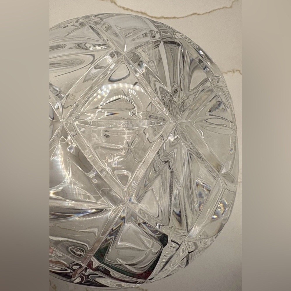Lady Anne Rose Bowl 5.75” from Gorham Full Lead Crystal Made in Czech Republic - Picture 6 of 7
